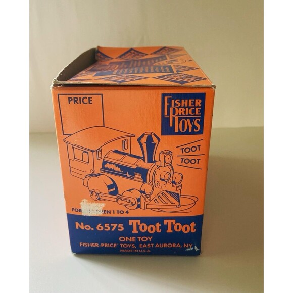 Vintage Fisher Price Toot Toot Train LE Pull Toy 1989 COA NEW OLD STOCK GIFT - Picture 9 of 16